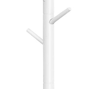 Solid Wood Coat Rack, Free Standing Tree-Shaped Coat Rack with 8 Hooks, 3 Height